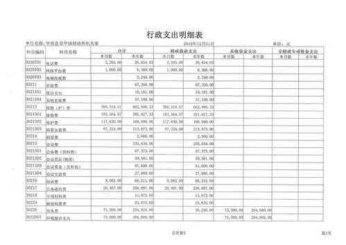 華容縣章華鎮(zhèn)人民政府十二月份會(huì)計(jì)報(bào)表